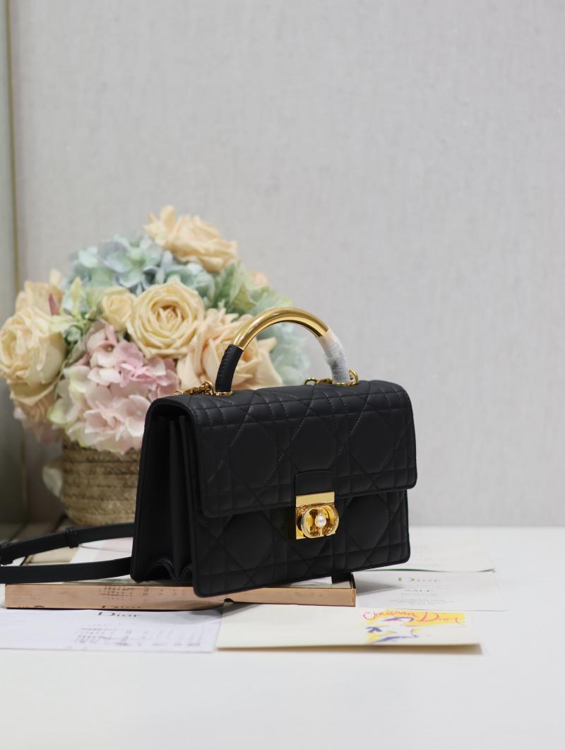 Medium Dior Ange Bag M4402 Black