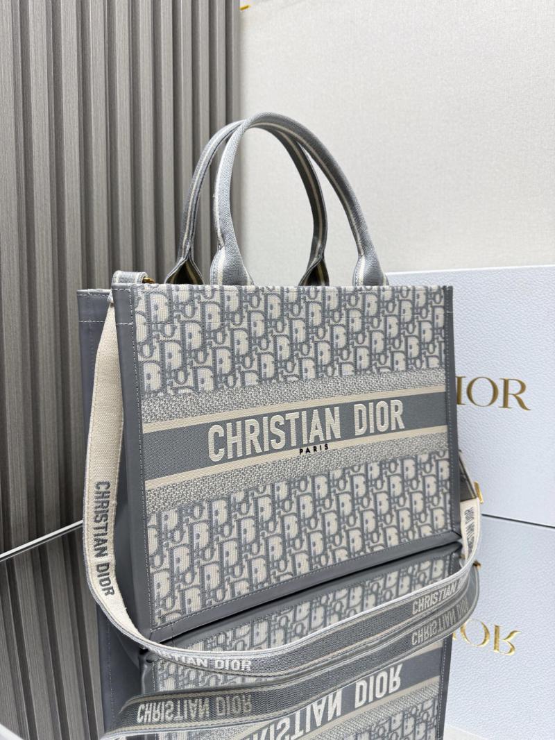 Medium Dior Book Tote Grey M1324