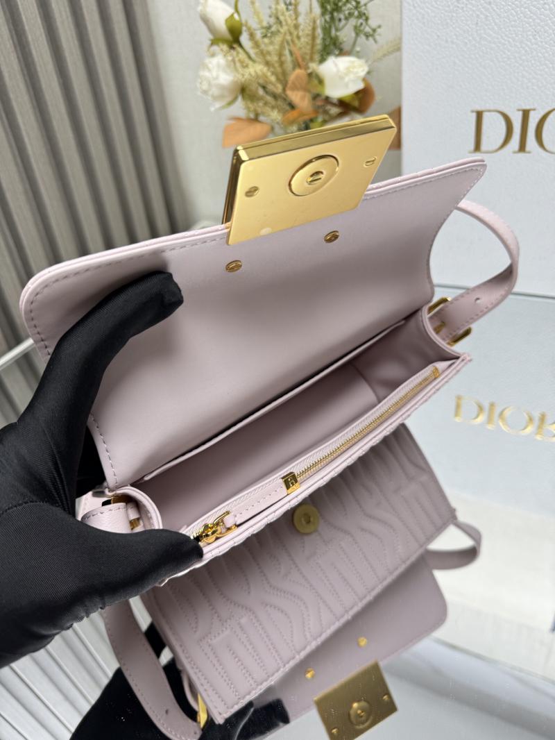 Miss Dior Flap Bag Black M2610 Pink