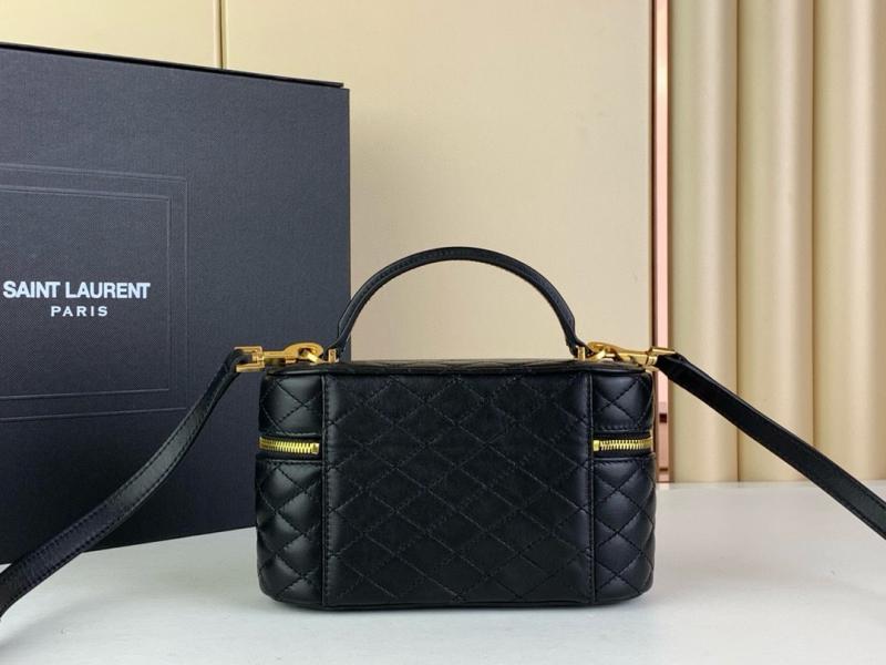 Saint Laurent Lambskin Gaby Vanity Bag 7667311 Black