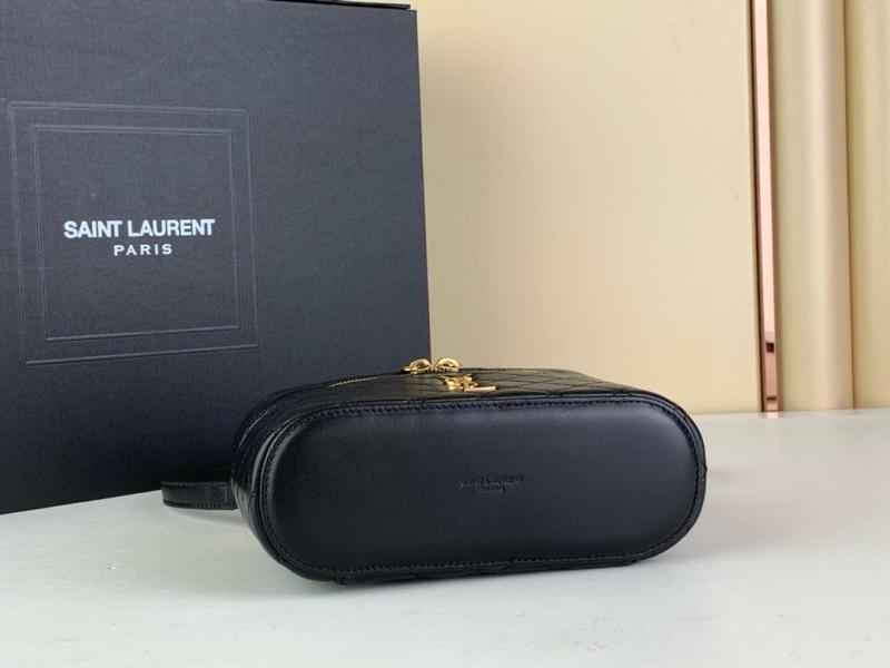 Saint Laurent Lambskin Gaby Vanity Bag 7667311 Black