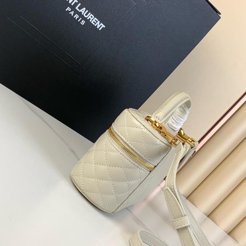 Saint Laurent Lambskin Gaby Vanity Bag 7667311 Cream