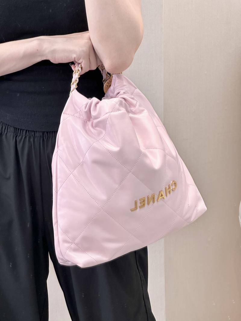 Small Chanel 22 Handbag AS3260 Pink