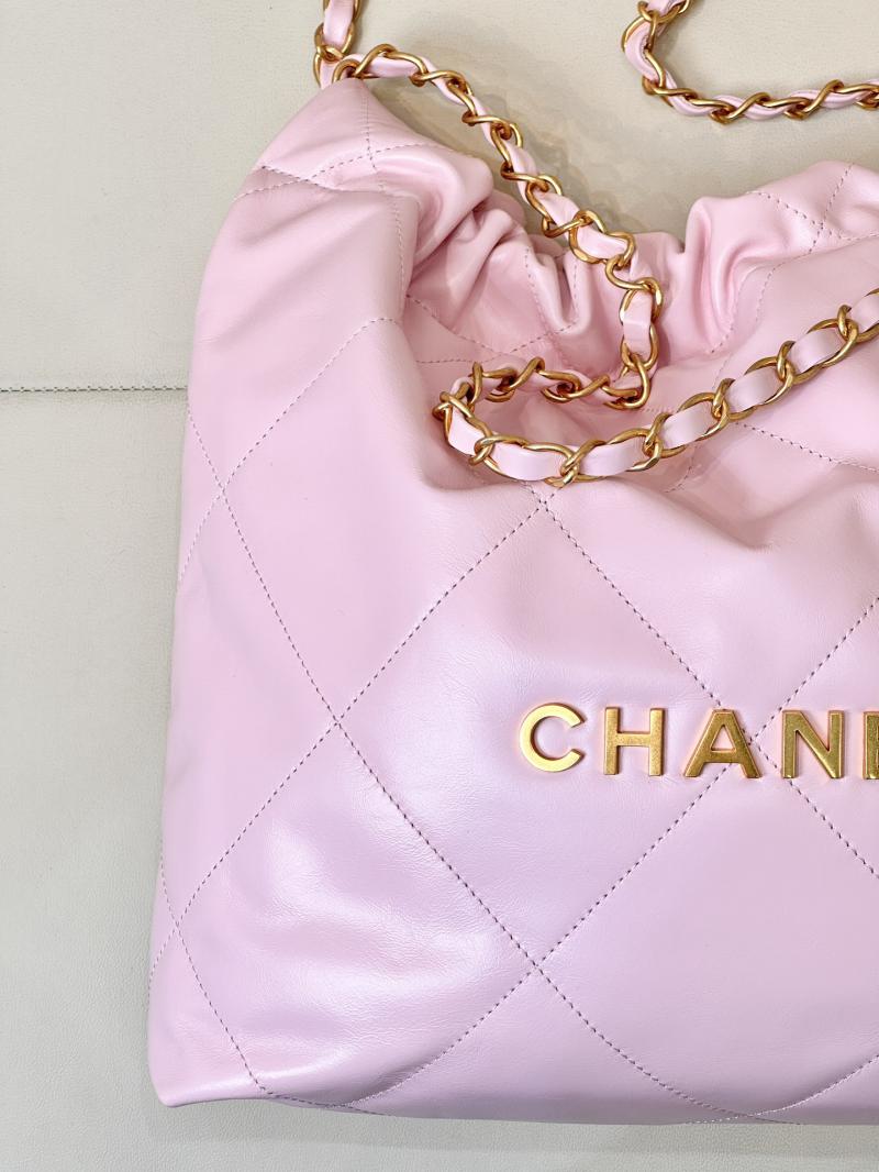 Small Chanel 22 Handbag AS3260 Pink