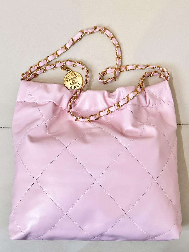 Small Chanel 22 Handbag AS3260 Pink