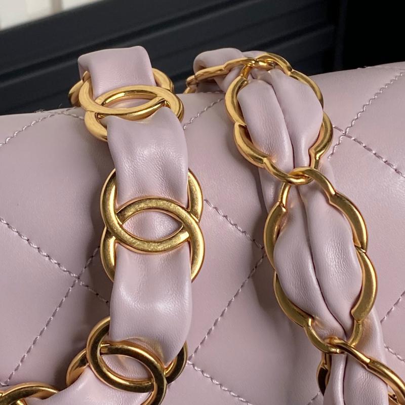 Small Chanel Lambskin Flap Bag AS5167 Light Purple