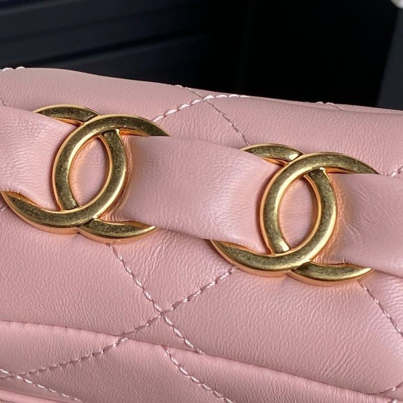 Small Chanel Lambskin Flap Bag AS5167 Pink