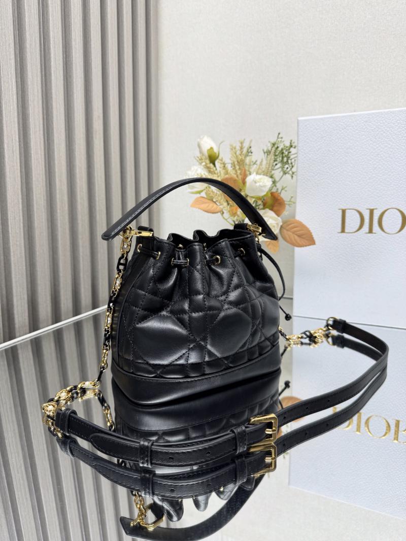 Small Dior Jolie Bucket Bag M2780 Black