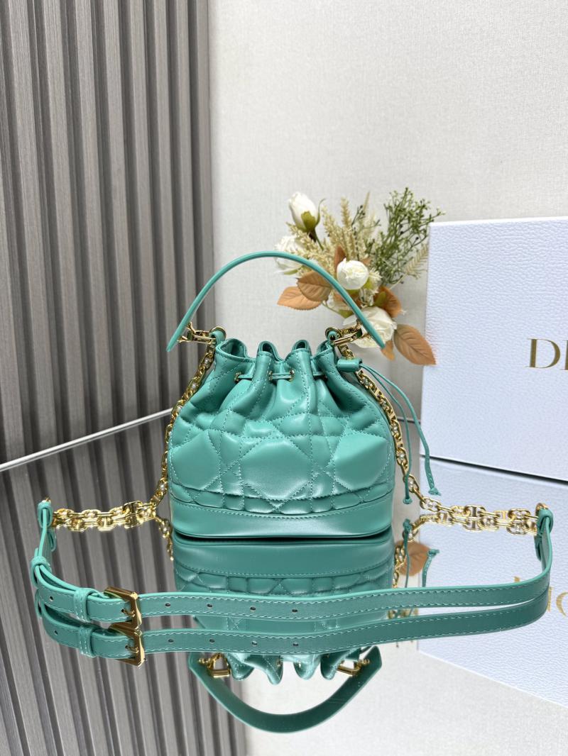 Small Dior Jolie Bucket Bag M2780 Green