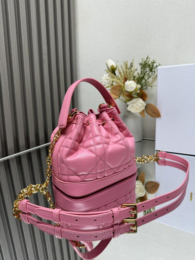 Small Dior Jolie Bucket Bag M2780 Pink