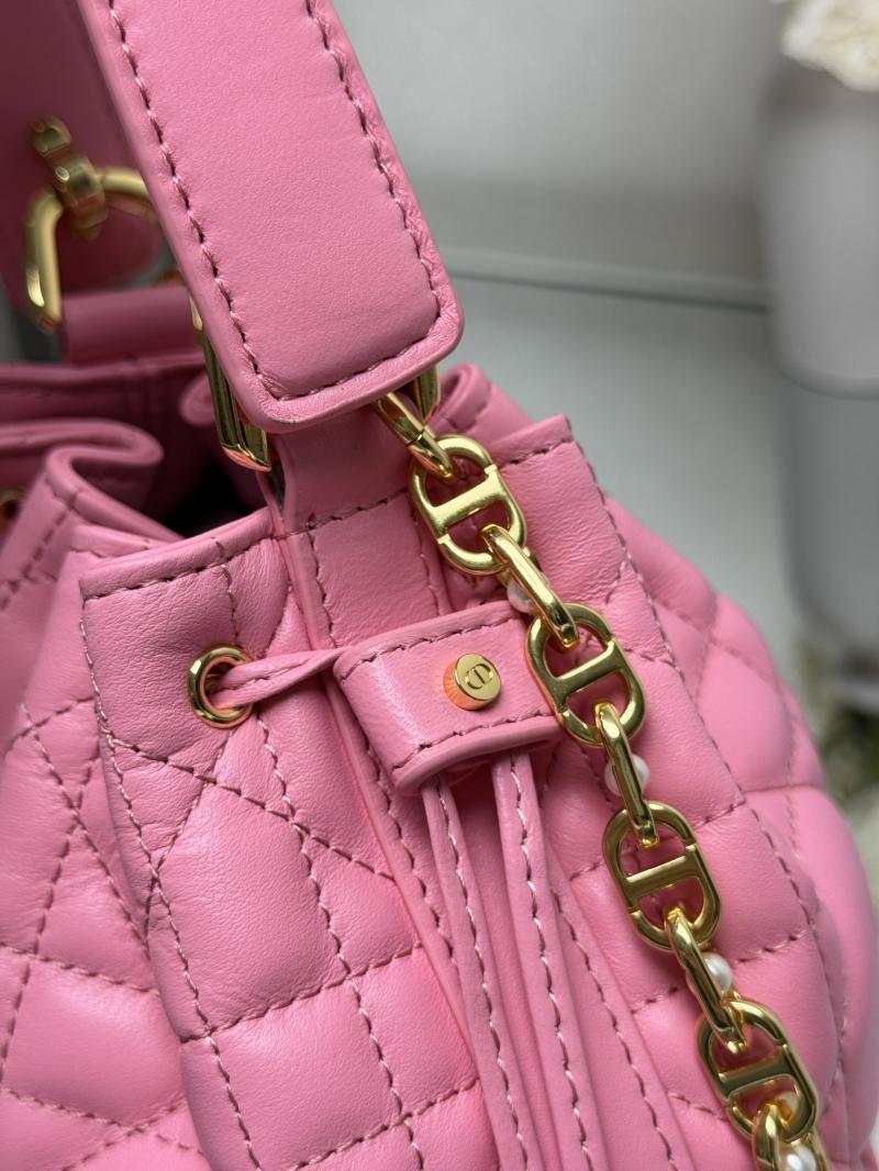 Small Dior Jolie Bucket Bag M2780 Pink