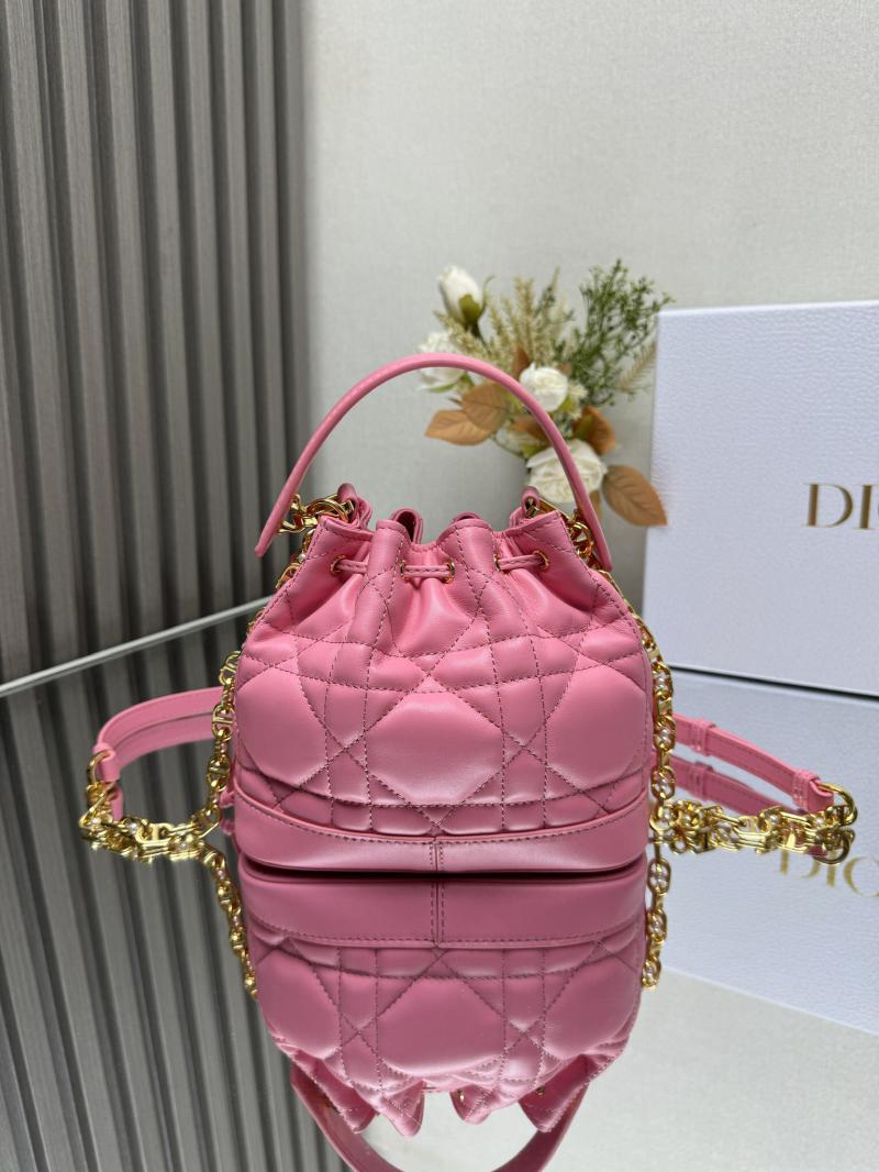 Small Dior Jolie Bucket Bag M2780 Pink