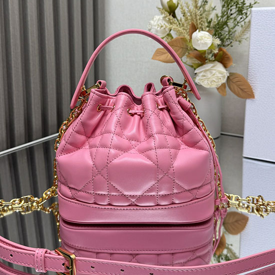 Small Dior Jolie Bucket Bag M2780 Pink