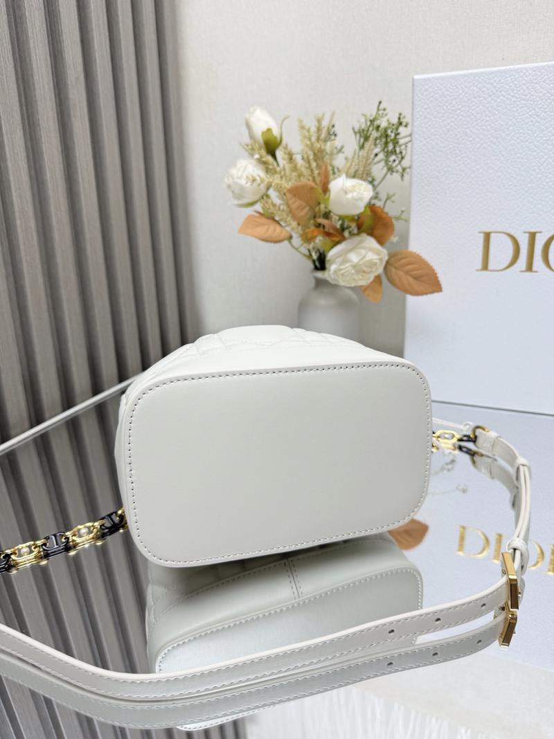 Small Dior Jolie Bucket Bag M2780 White