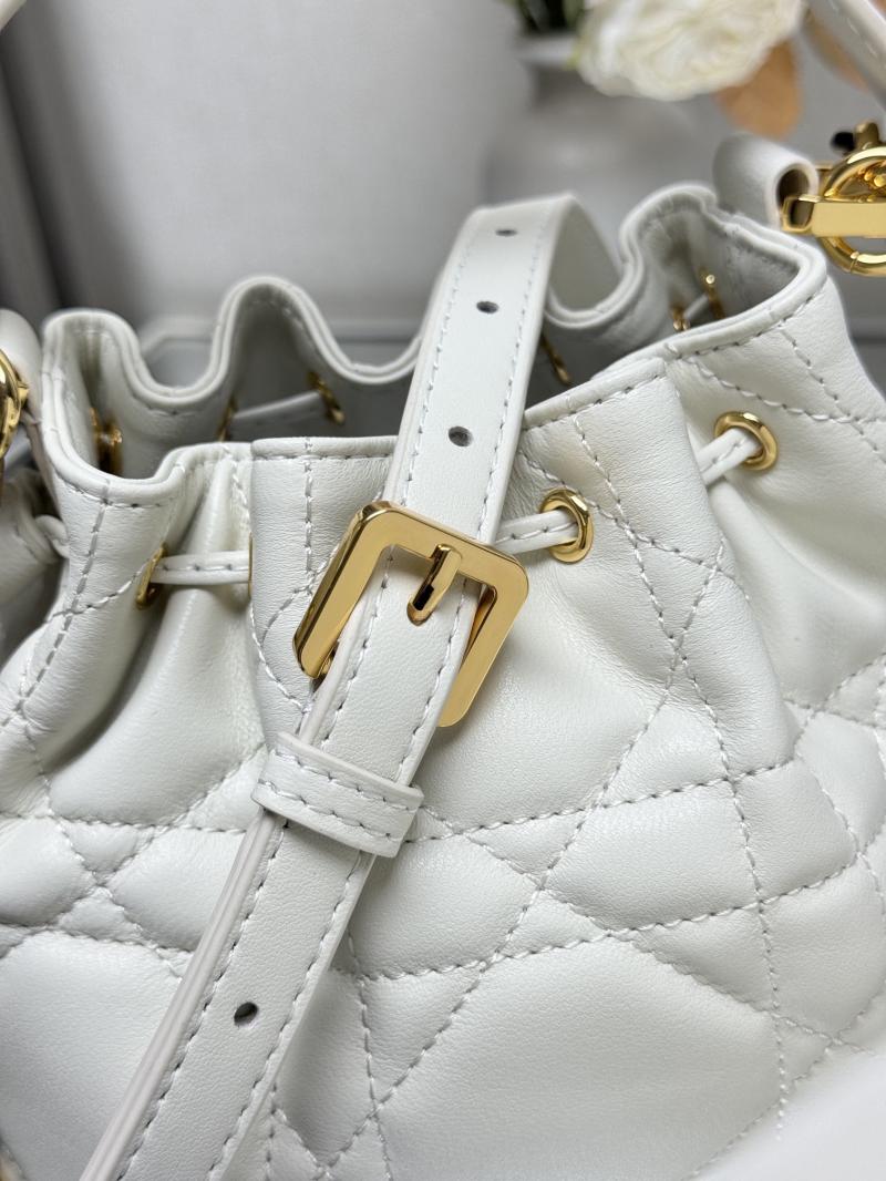 Small Dior Jolie Bucket Bag M2780 White