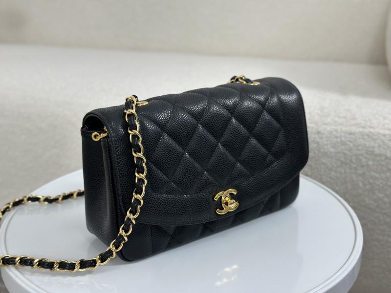 Vintage Chanel Calfskin Flap Bag Black A2221