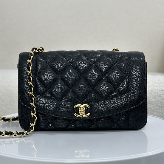 Vintage Chanel Calfskin Flap Bag Black A2221