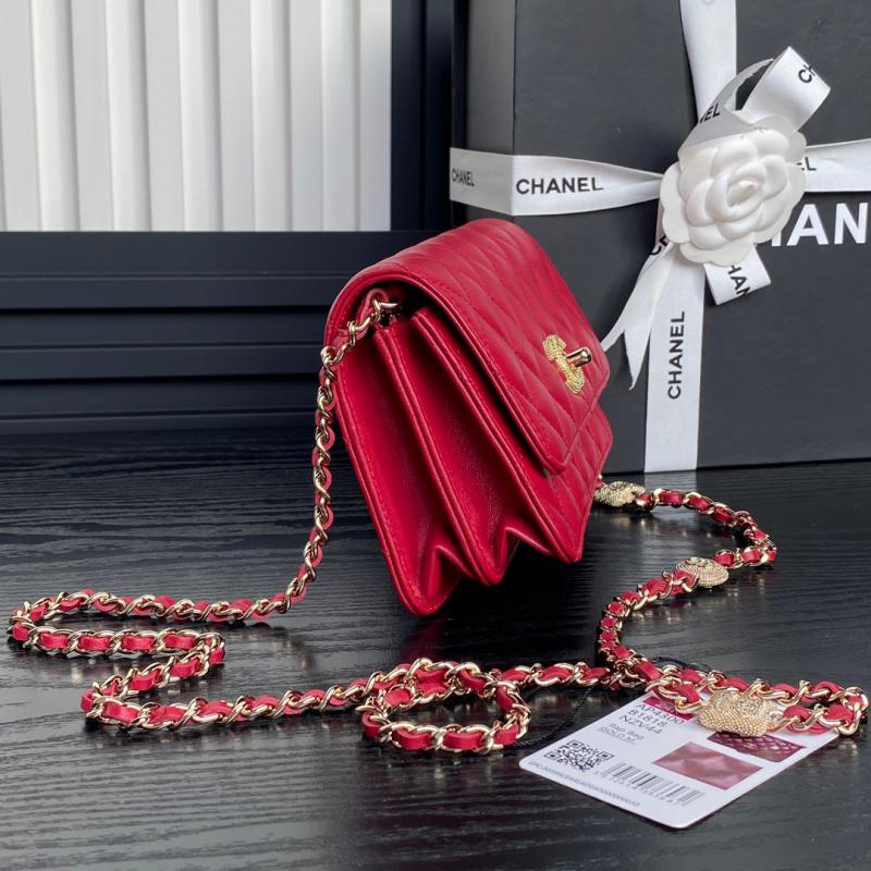 Chanel Clutch With Chain AP4300 Red