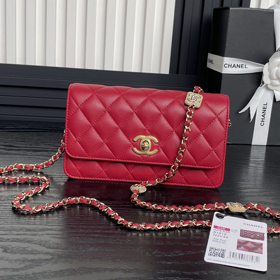 Chanel Clutch With Chain AP4300 Red