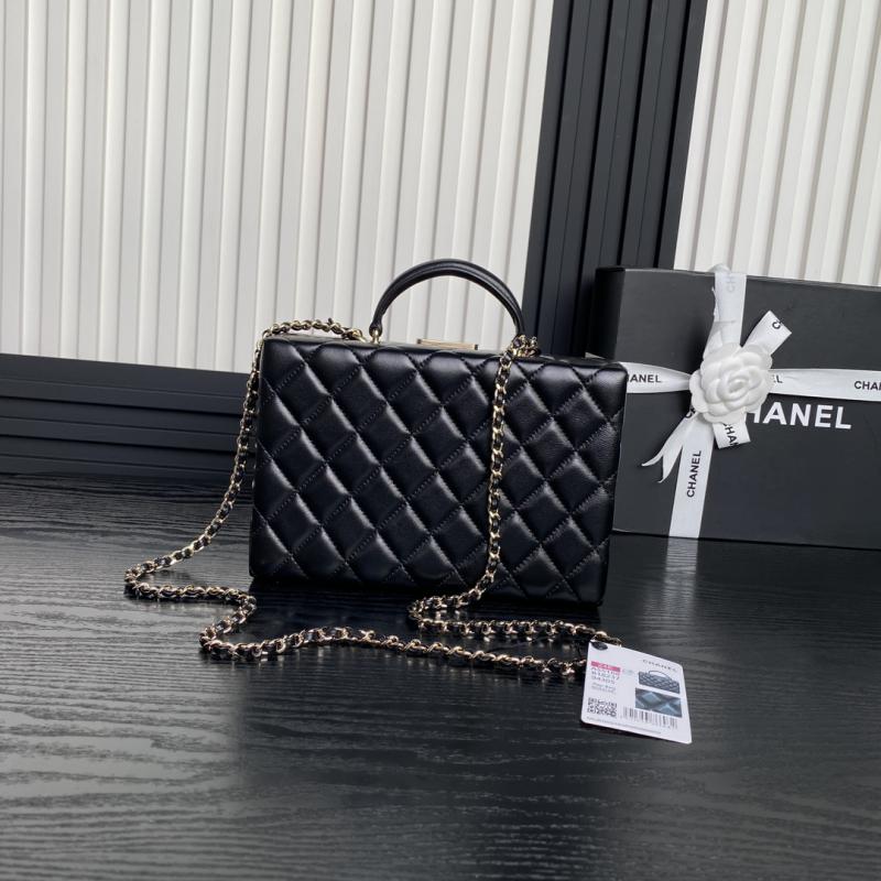 Chanel Lambskin Box Bag AS5168 Black