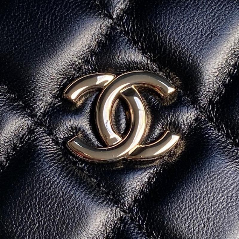 Chanel Lambskin Box Bag AS5168 Black