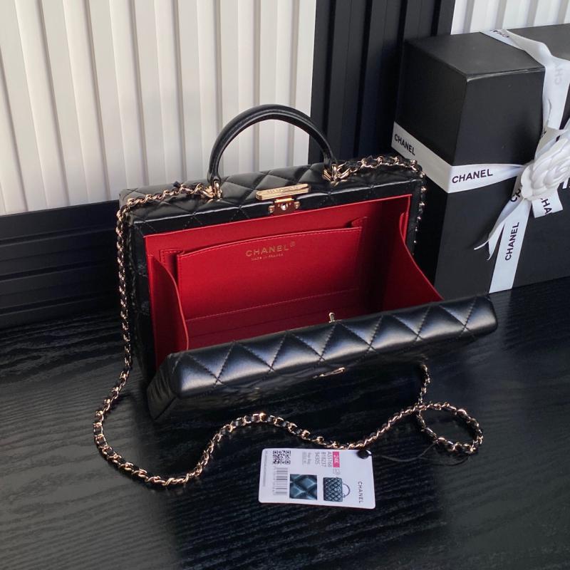 Chanel Lambskin Box Bag AS5168 Black