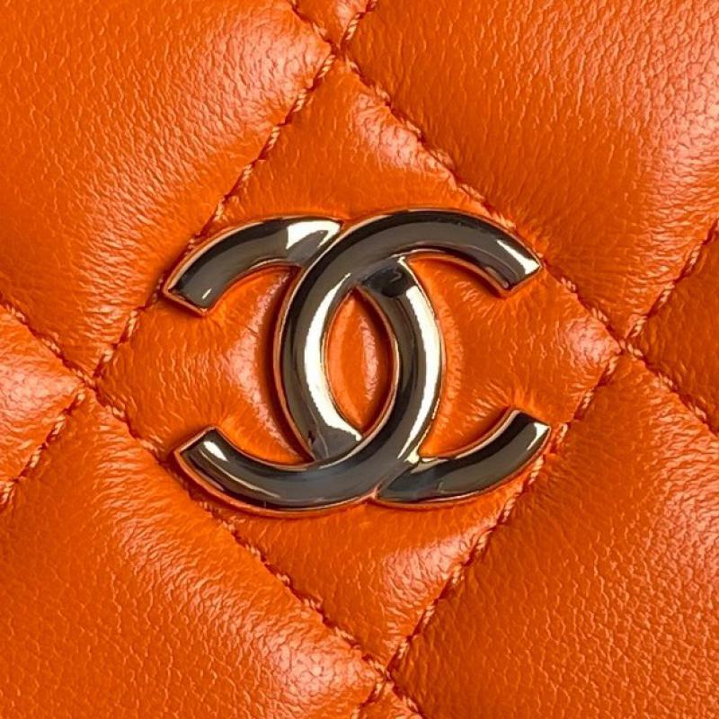 Chanel Lambskin Box Bag AS5168 Orange