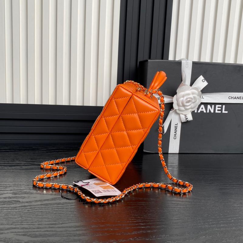 Chanel Lambskin Box Bag AS5168 Orange