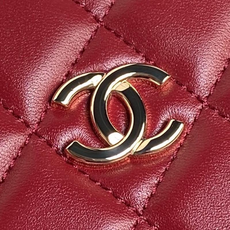 Chanel Lambskin Box Bag AS5168 Red