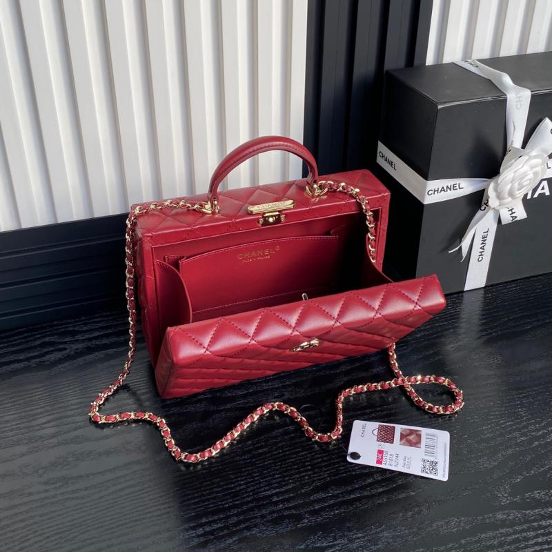 Chanel Lambskin Box Bag AS5168 Red