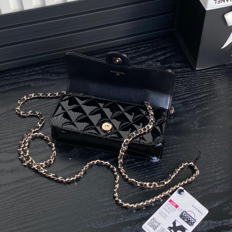 Chanel Patent Leather Mini Flap Bag AP3226 Black