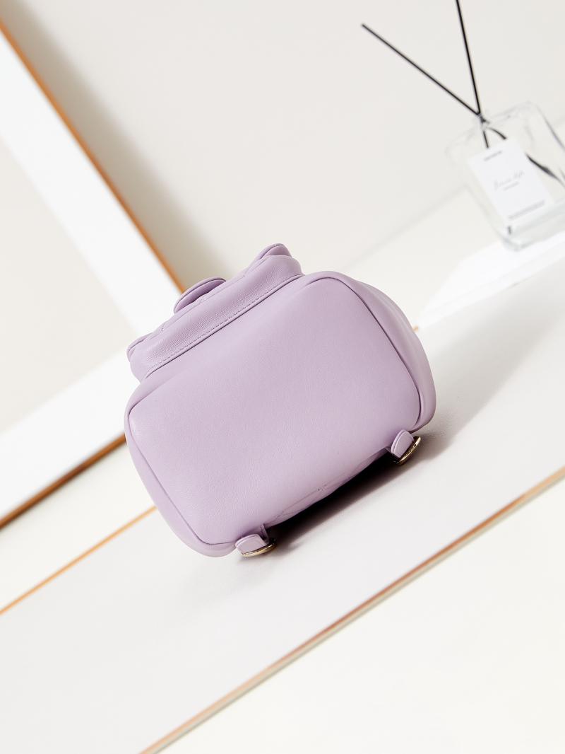 Chanel Small Duma Drawstring Backpack AS2908 Purple