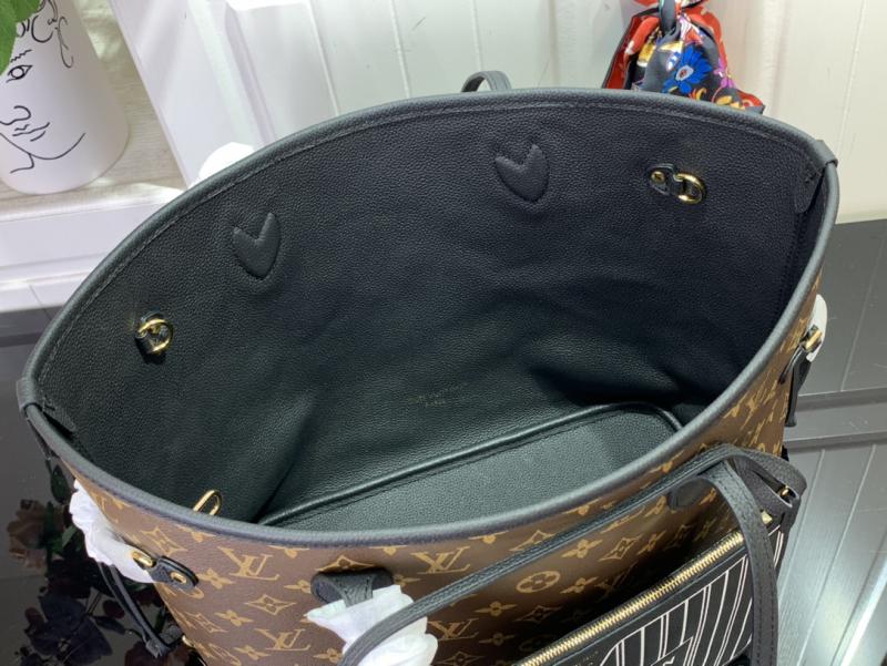 Louis Vuitton Neverfull Inside Out MM Black M11946