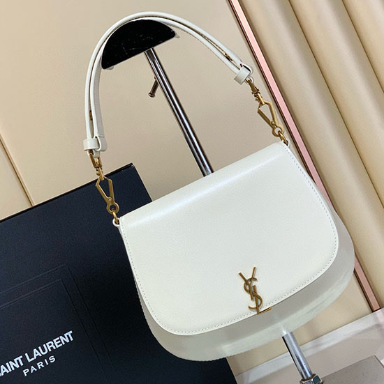 Saint Laurent Voltaire Top Handle 800846 White