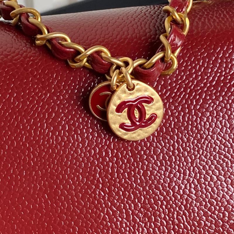 Small Chanel Flap Bag AS5186 Red