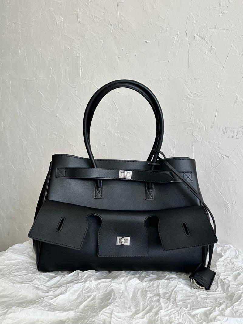 Balenciaga Bel Air Medium Bag 805481 Black with Silver