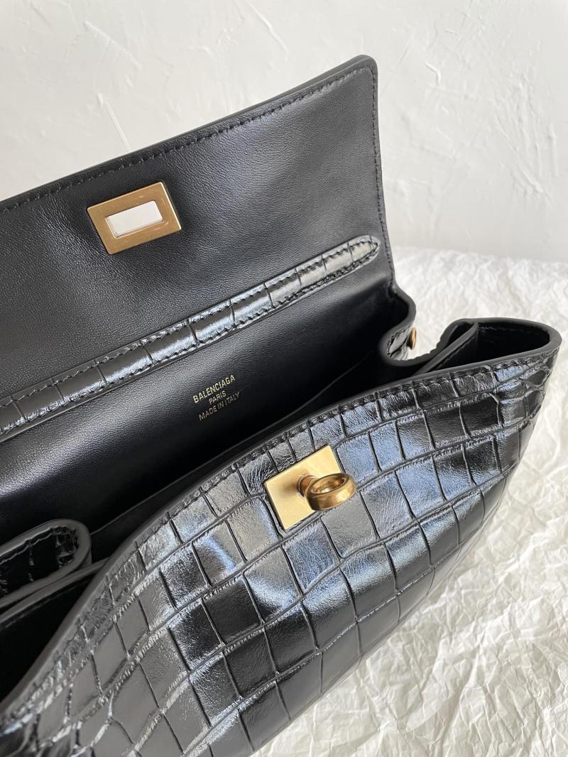 Balenciaga Rodeo Mini Handbag Crocodile Embossed B795456