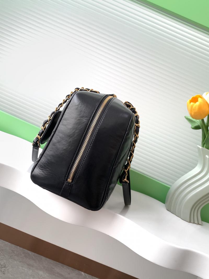 Chanel Calfskin Bowling Bag AS4933 Black