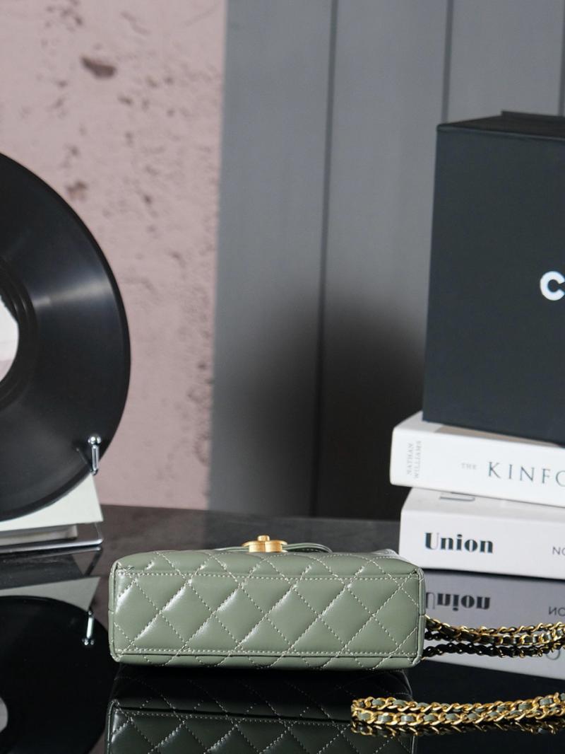 Chanel Mini Kelly Shopping Bag AS4416 Green