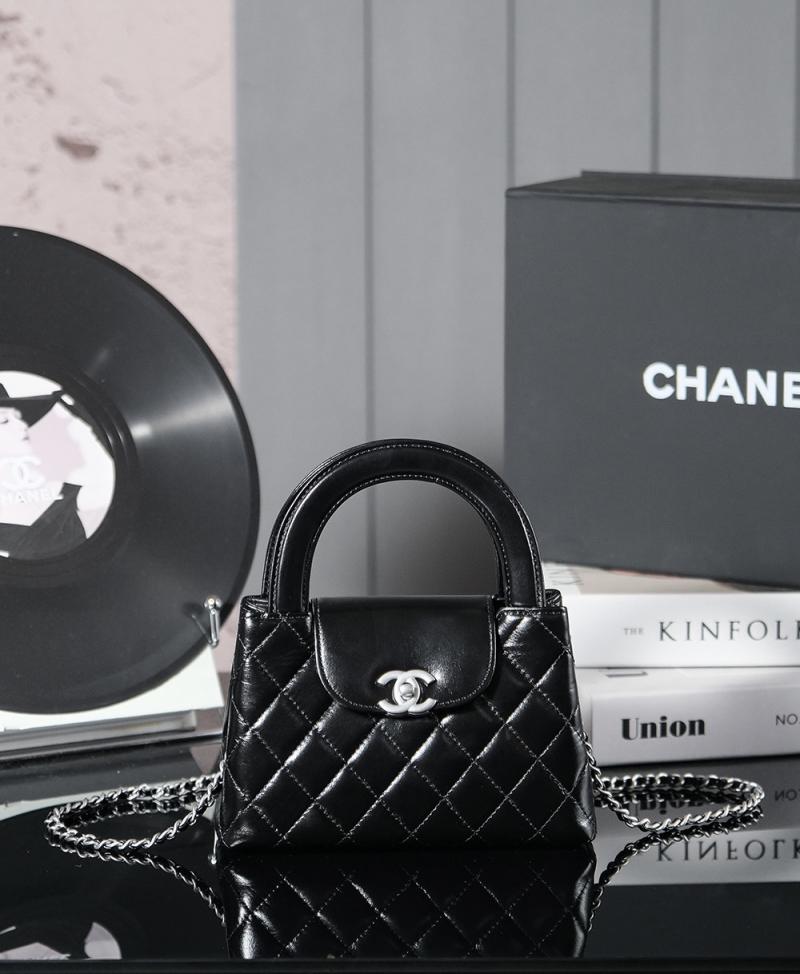 Chanel Mini Kelly Shopping Bag Black AS4416