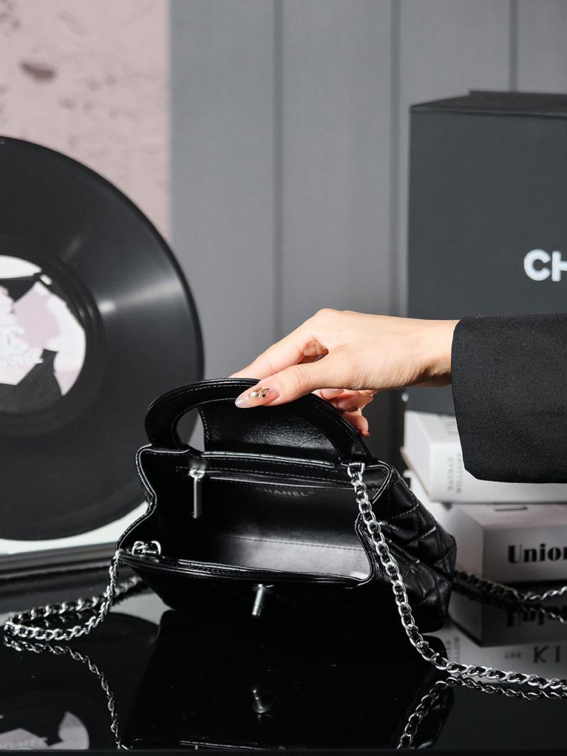 Chanel Mini Kelly Shopping Bag Black AS4416