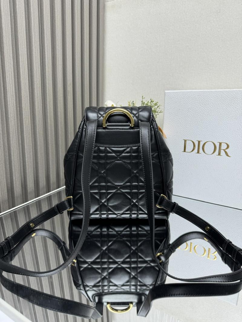 Dior Lambskin Caro Backpack M6301 Black