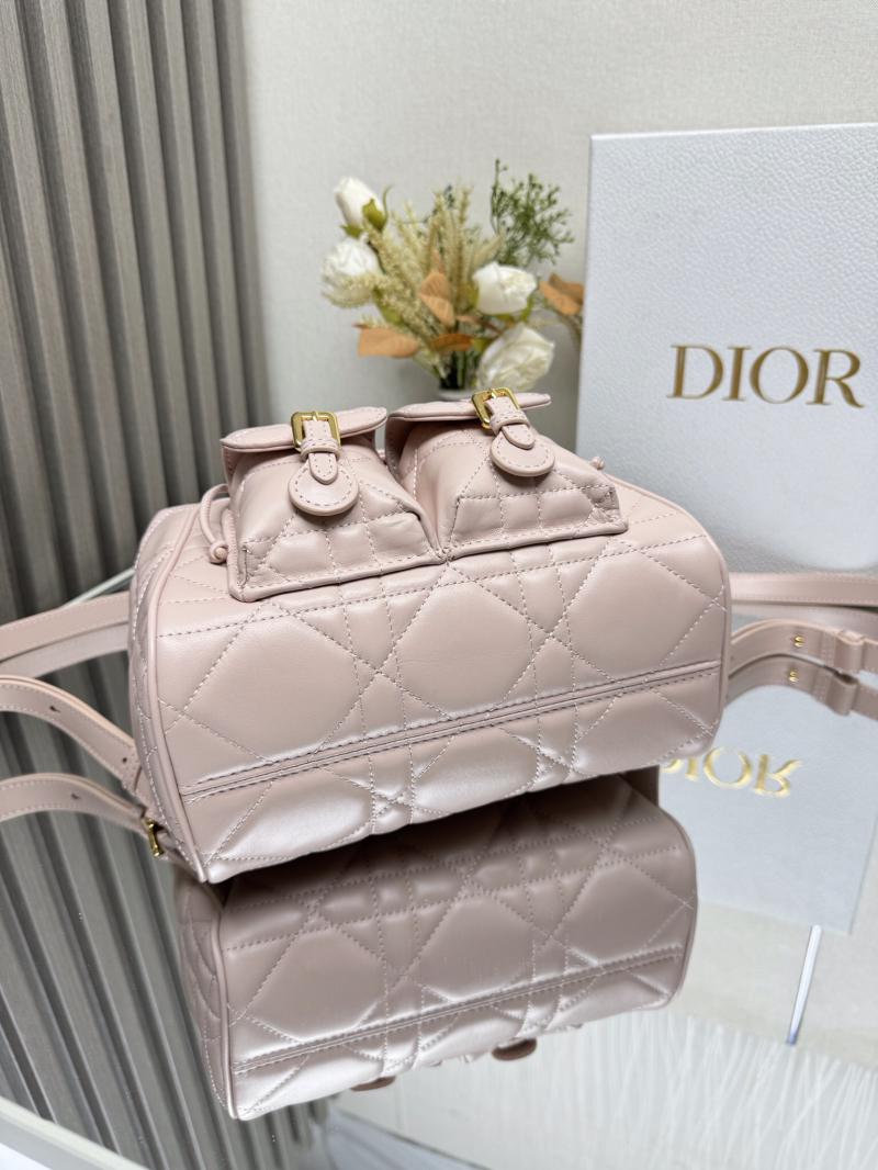 Dior Lambskin Caro Backpack M6301 Pink