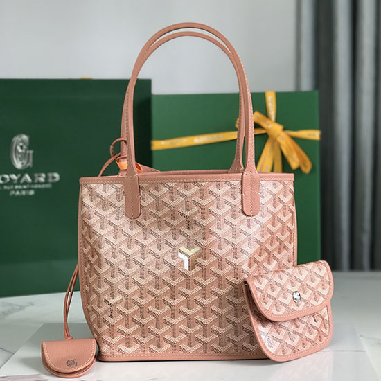 Goyard Anjou Mini Bag G6003 Pearly Pink