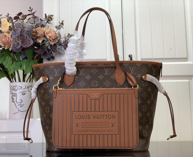 Louis Vuitton Neverfull Inside Out MM Brown M11946