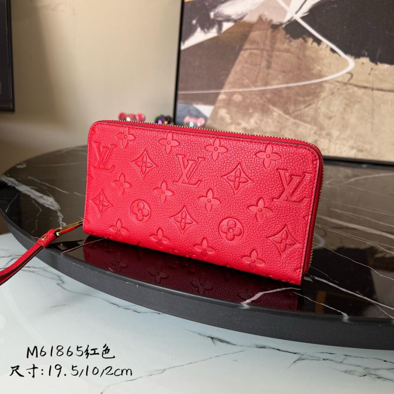 Louis Vuitton Zippy Wallet M61864 Red