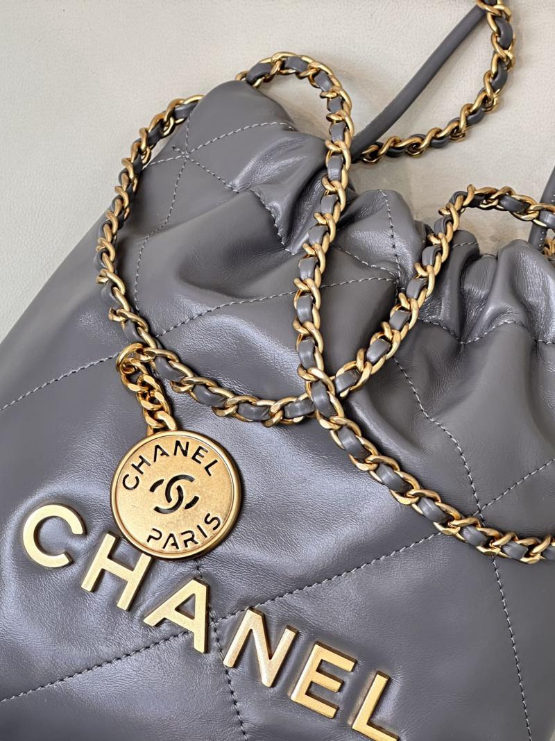 Mini Chanel 22 Handbag AS3980 Grey