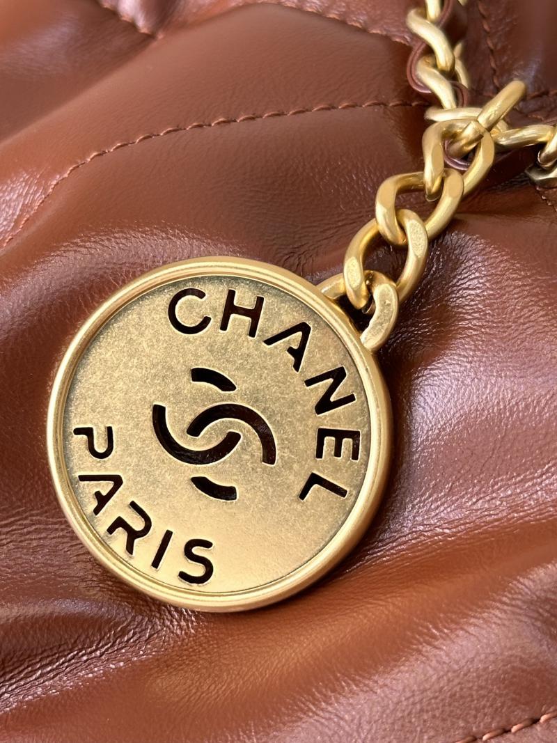 Mini Chanel 22 Handbag AS3980 Tan