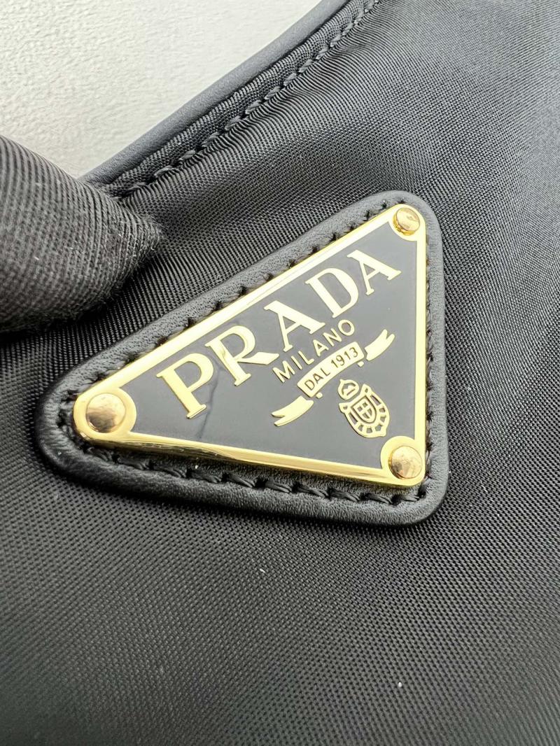 Prada Aimee large Re-Nylon and leather shoulder bag 1BC232