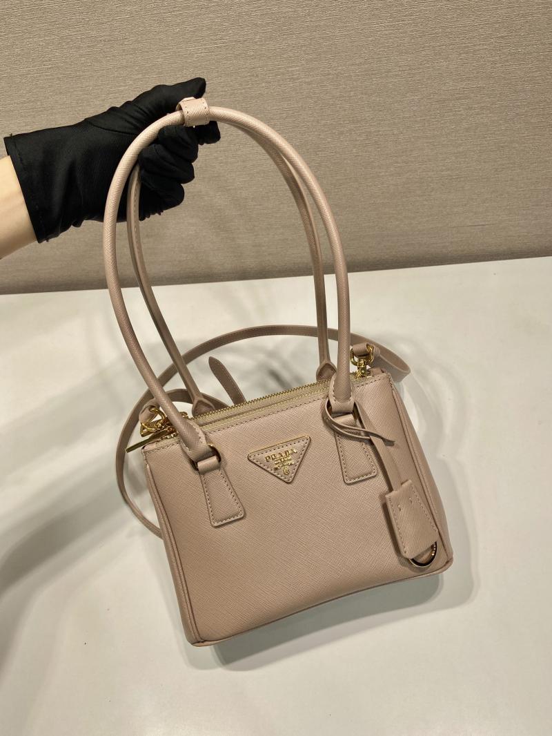 Prada Galleria Saffiano leather mini-bag 1BA906 Beige